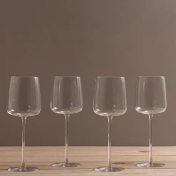 Metropolitan White Wine Glass, Set of 4^Be Home Clearance