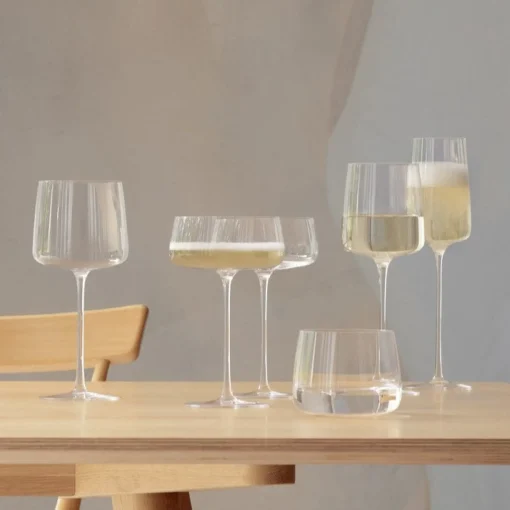 Metropolitan White Wine Glass, Set of 4^Be Home Clearance