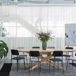 Mikado Solid Oak Meeting Table