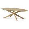 Mikado Solid Oak Oval Coffee Table