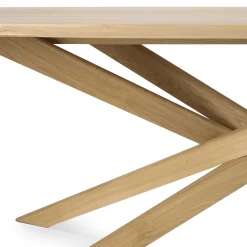 Mikado Solid Oak Oval Coffee Table