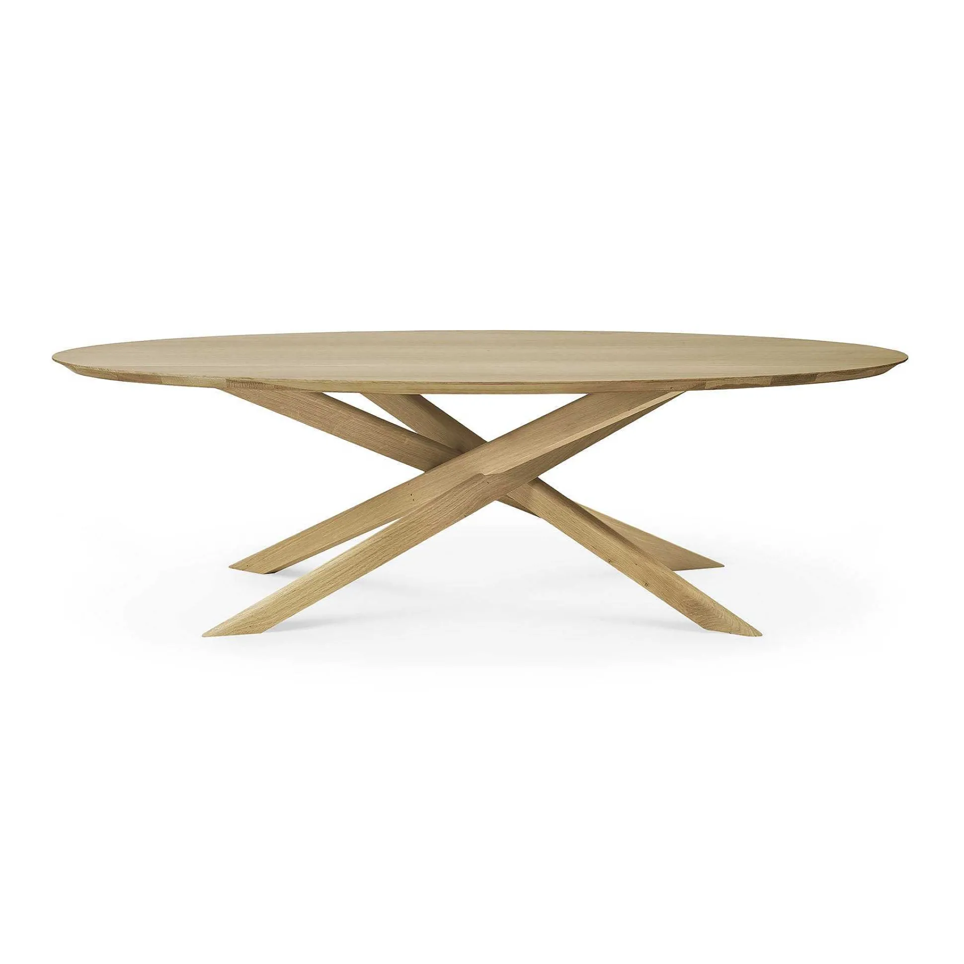Mikado Solid Oak Oval Coffee Table