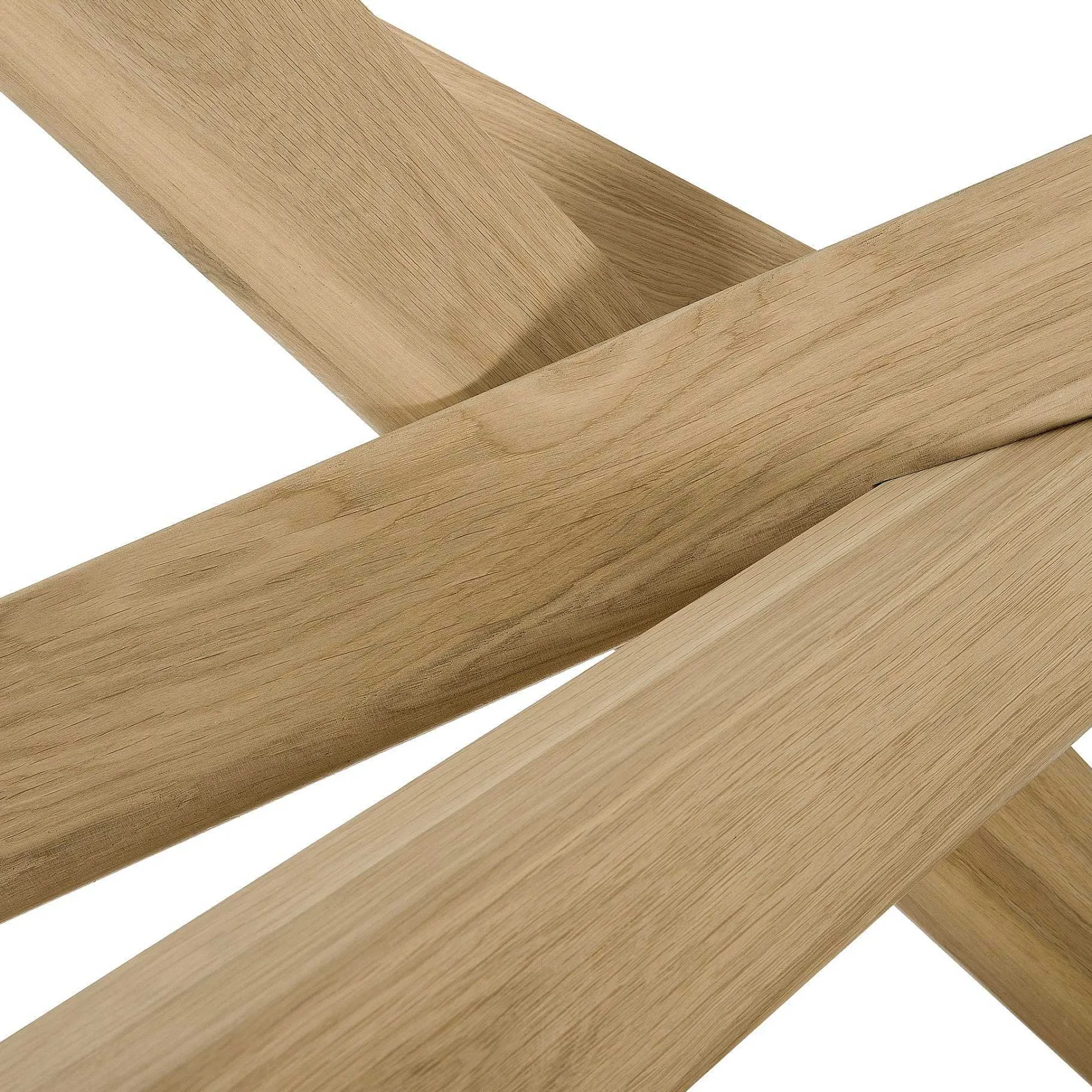 Mikado Solid Oak Oval Coffee Table