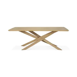 Mikado Solid Oak Rectangular Dining Table, 94.5"