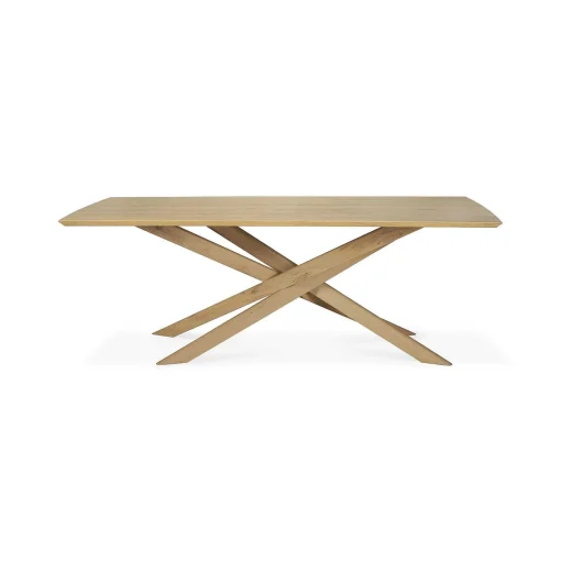 Mikado Solid Oak Rectangular Dining Table, 94.5"