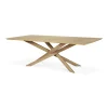Mikado Solid Oak Rectangular Dining Table, 110.5"
