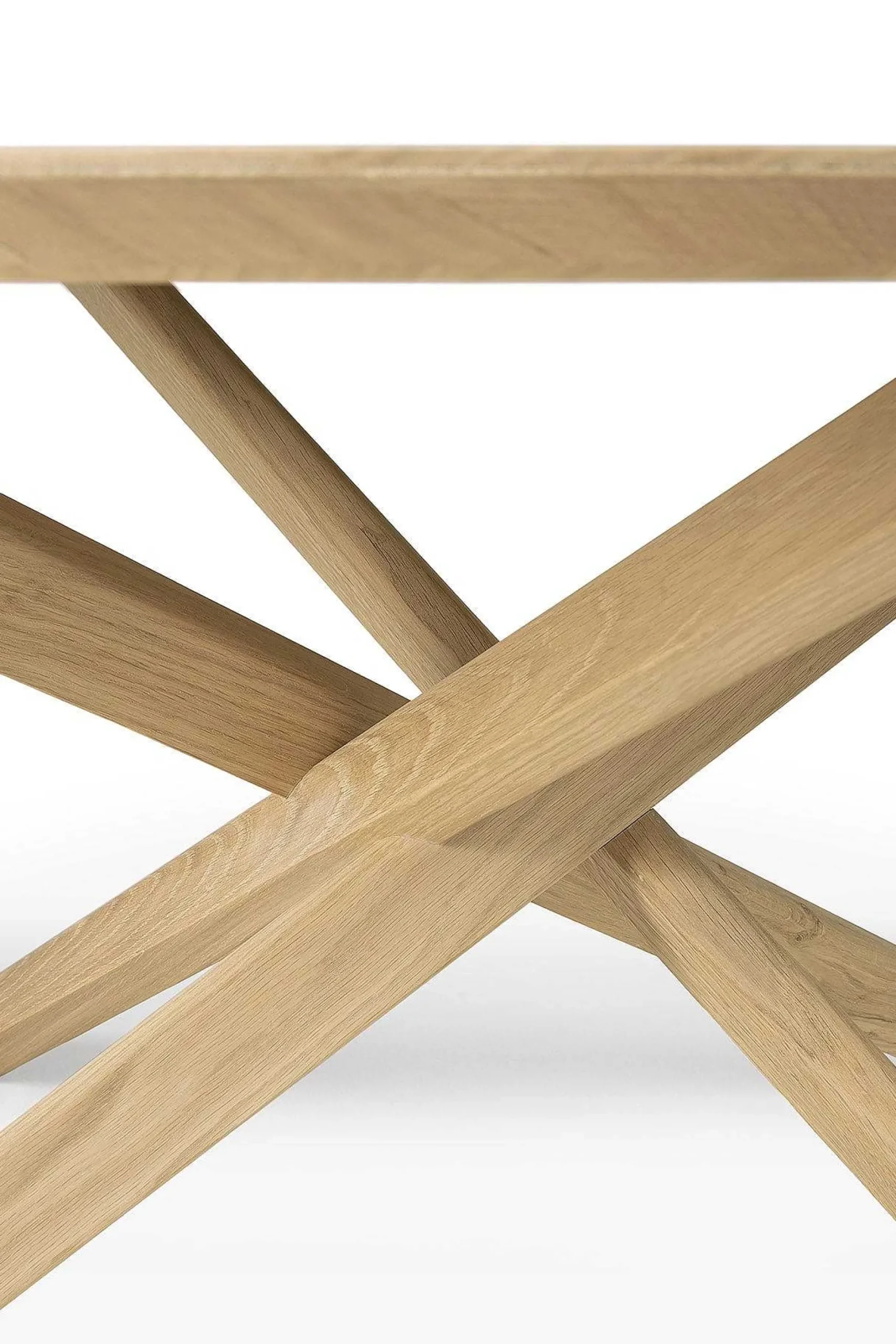 Mikado Solid Oak Round Coffee Table