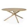 Mikado Solid Oak Round Dining Table