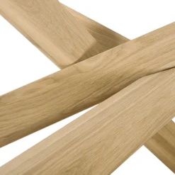 Mikado Solid Oak Round Dining Table