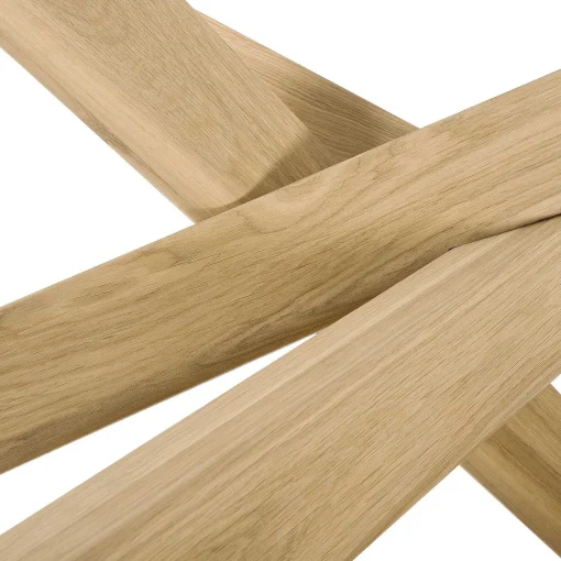 Mikado Solid Oak Round Dining Table