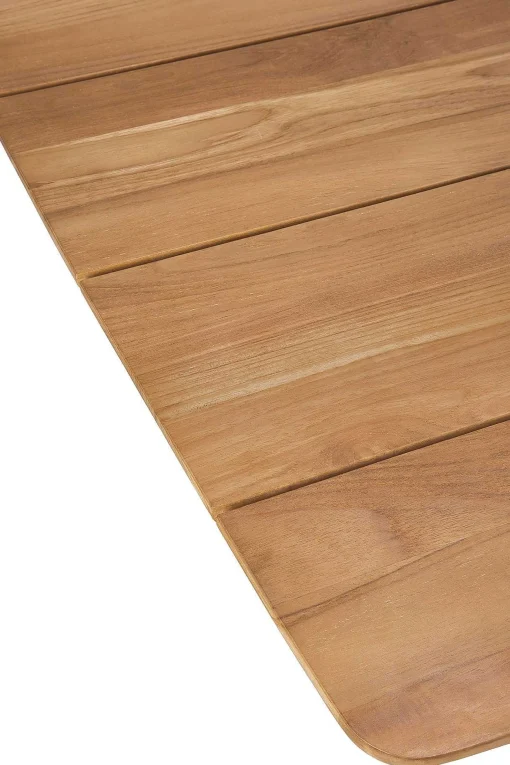Mikado Solid Teak Outdoor Dining Table, 80"