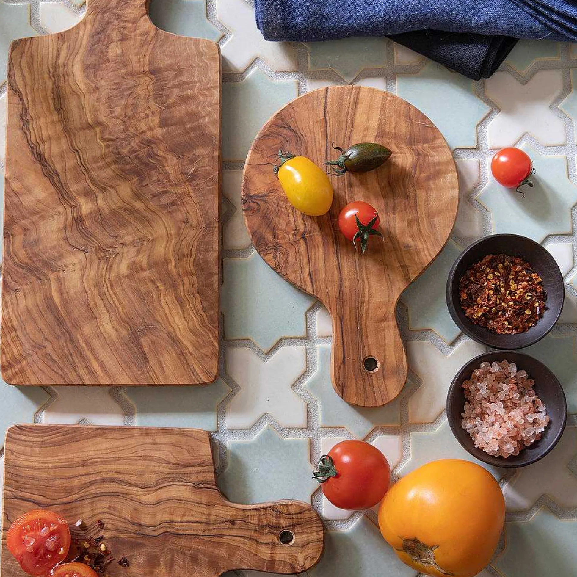 Mini Rectangular Olive Wood Board