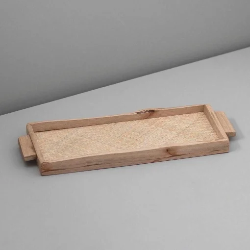 Miramar Reclaimed Wood Rectangular Tray, Small