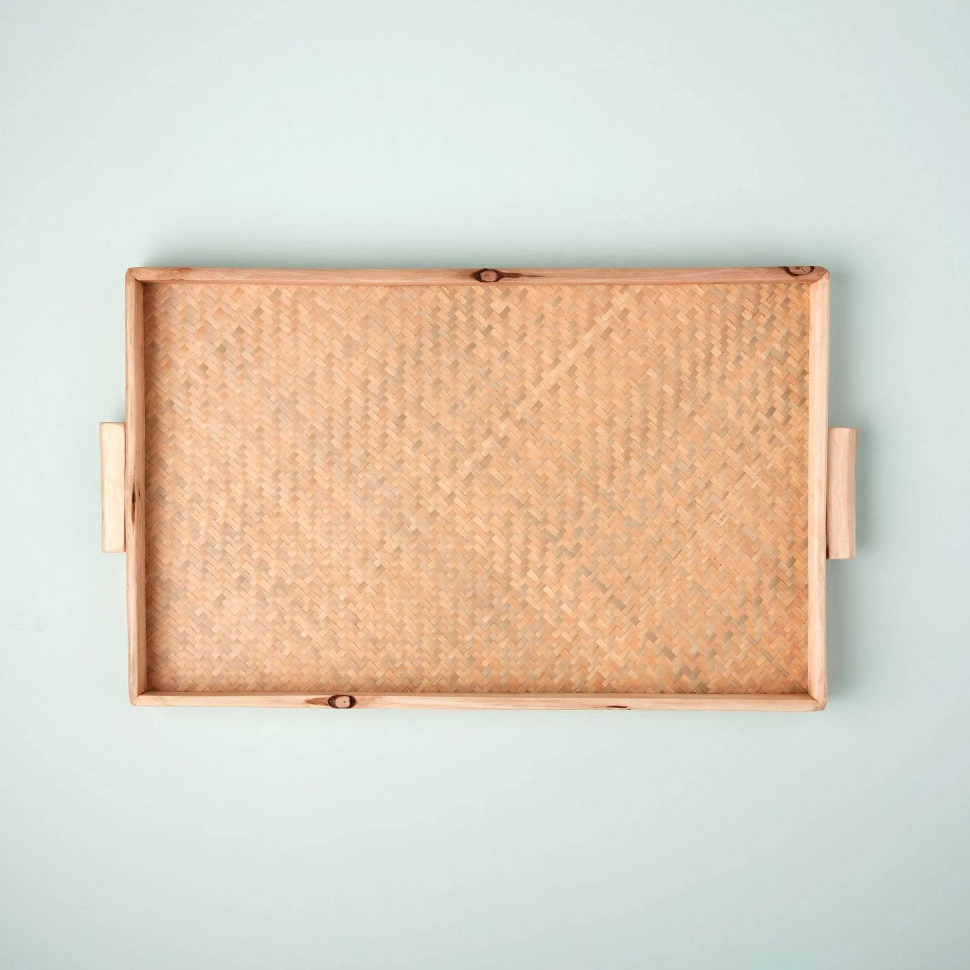 Miramar Reclaimed Wood Rectangular Tray, Large