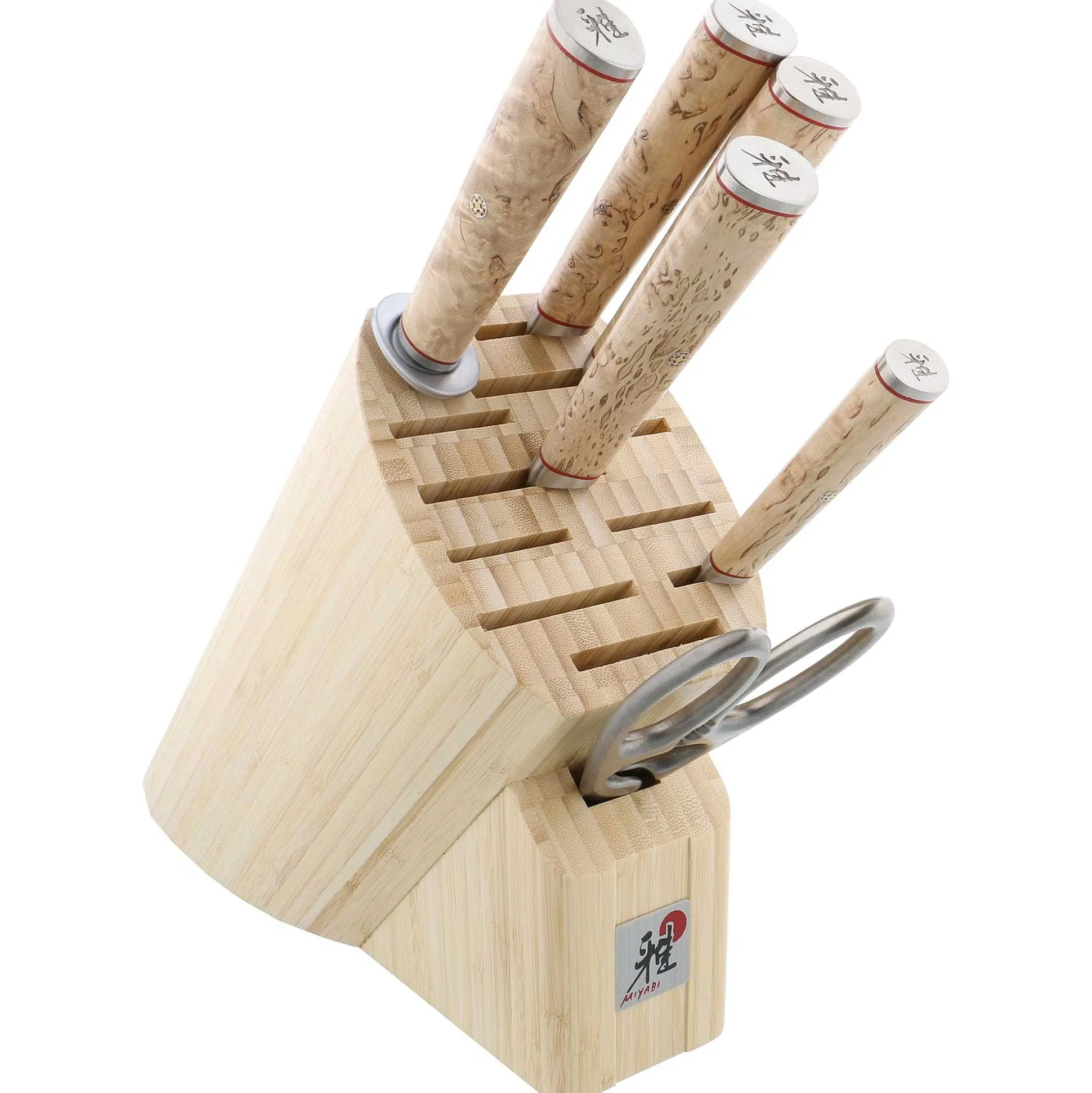 Miyabi Birchwood, 7pc Knife Block Set