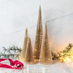 Modern Tree with Champagne Glitter, XL^Be Home Discount