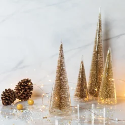 Modern Tree with Champagne Glitter, Large^Be Home Best Sale