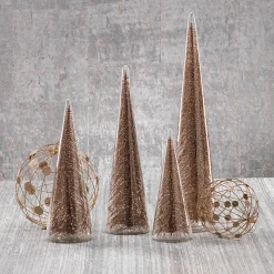 Modern Tree with Champagne Glitter, Large^Be Home Best Sale