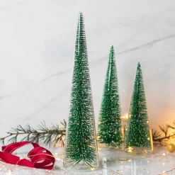 Modern Tree with Green Glitter, XL^Be Home Fashion