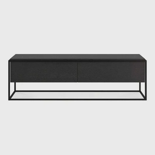 Monolit Solid Black Oak Media Console