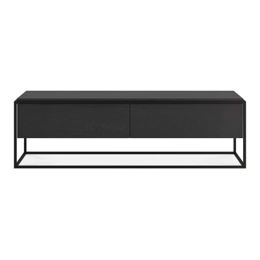 Monolit Solid Black Oak Media Console