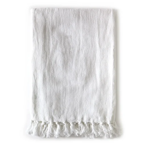 Montauk Throw, Pure White^Be Home Shop