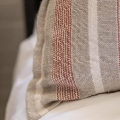 Montecito Big Pillow, Terra Cotta & Natural^Be Home Fashion