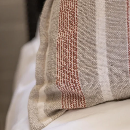 Montecito Big Pillow, Terra Cotta & Natural^Be Home Fashion