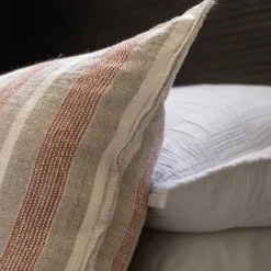 Montecito Big Pillow, Terra Cotta & Natural^Be Home Fashion