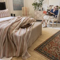 Montecito Blanket, King, Terra Cotta & Natural^Be Home Best Sale