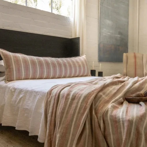 Montecito Blanket, Queen, Terra Cotta & Natural^Be Home Best Sale