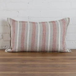 Montecito Rectangular Pillow, Terra Cotta & Natural^Be Home Fashion