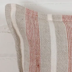 Montecito Rectangular Pillow, Terra Cotta & Natural^Be Home Fashion