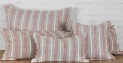 Montecito Rectangular Pillow, Terra Cotta & Natural^Be Home Discount