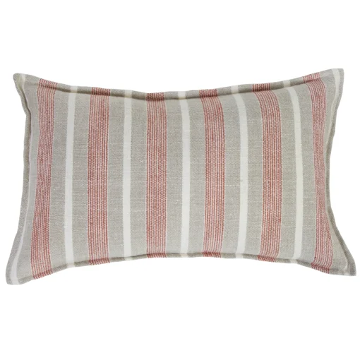 Montecito Rectangular Pillow, Terra Cotta & Natural^Be Home Discount