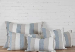 Monterey Big Pillow, Ocean, Natural, & Flax^Be Home Best Sale