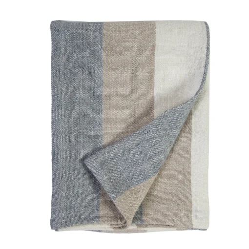 Monterey Blanket, Queen, Ocean & Natural^Be Home Store