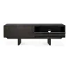 Mosaic Black Teak Media Console, 63"