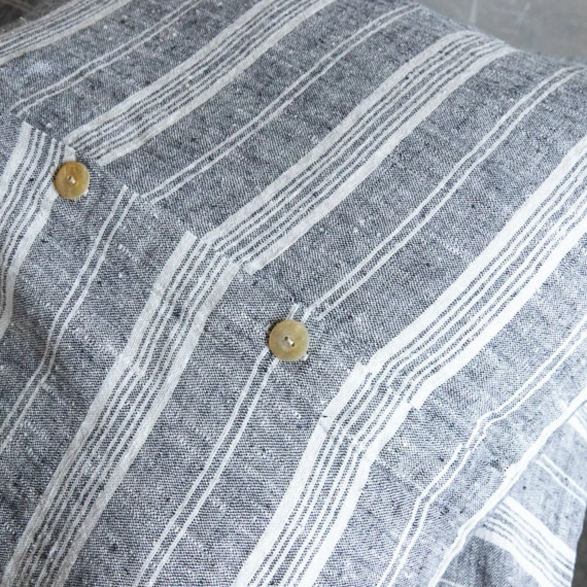 Multistripe Lumbar Pillow, Black and White^Be Home Best Sale