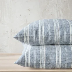 Multistripe Rectangular Pillow, Indigo^Be Home Flash Sale