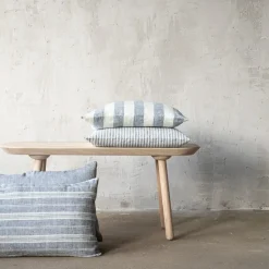 Multistripe Rectangular Pillow, Indigo^Be Home Flash Sale
