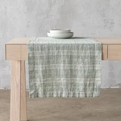 Multistripe Runner, Forest Green and Natural^Be Home Discount
