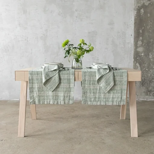 Multistripe Runner, Forest Green and Natural^Be Home Discount