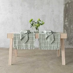 Multistripe Runner, Forest Green and Natural
