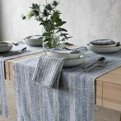 Multistripe Runner, Indigo and Natural