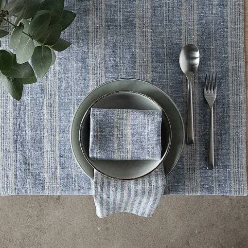 Multistripe Runner, Indigo and Natural