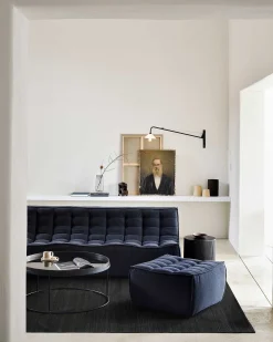 N701 3 Seater Eco Fabric Sofa, Graphite