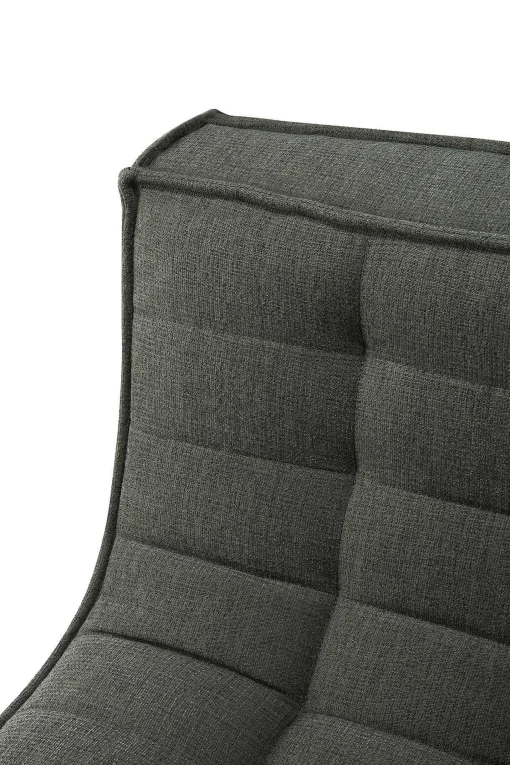 N701 3 Seater Eco Fabric Sofa, Moss