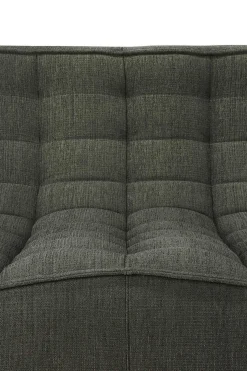 N701 3 Seater Eco Fabric Sofa, Moss