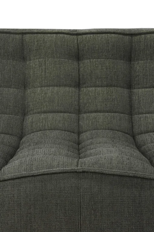 N701 3 Seater Eco Fabric Sofa, Moss